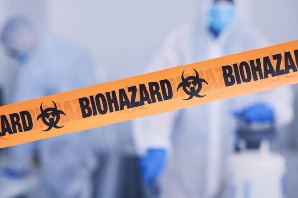 Professional Biohazard Cleanup technician working in Weston, MO